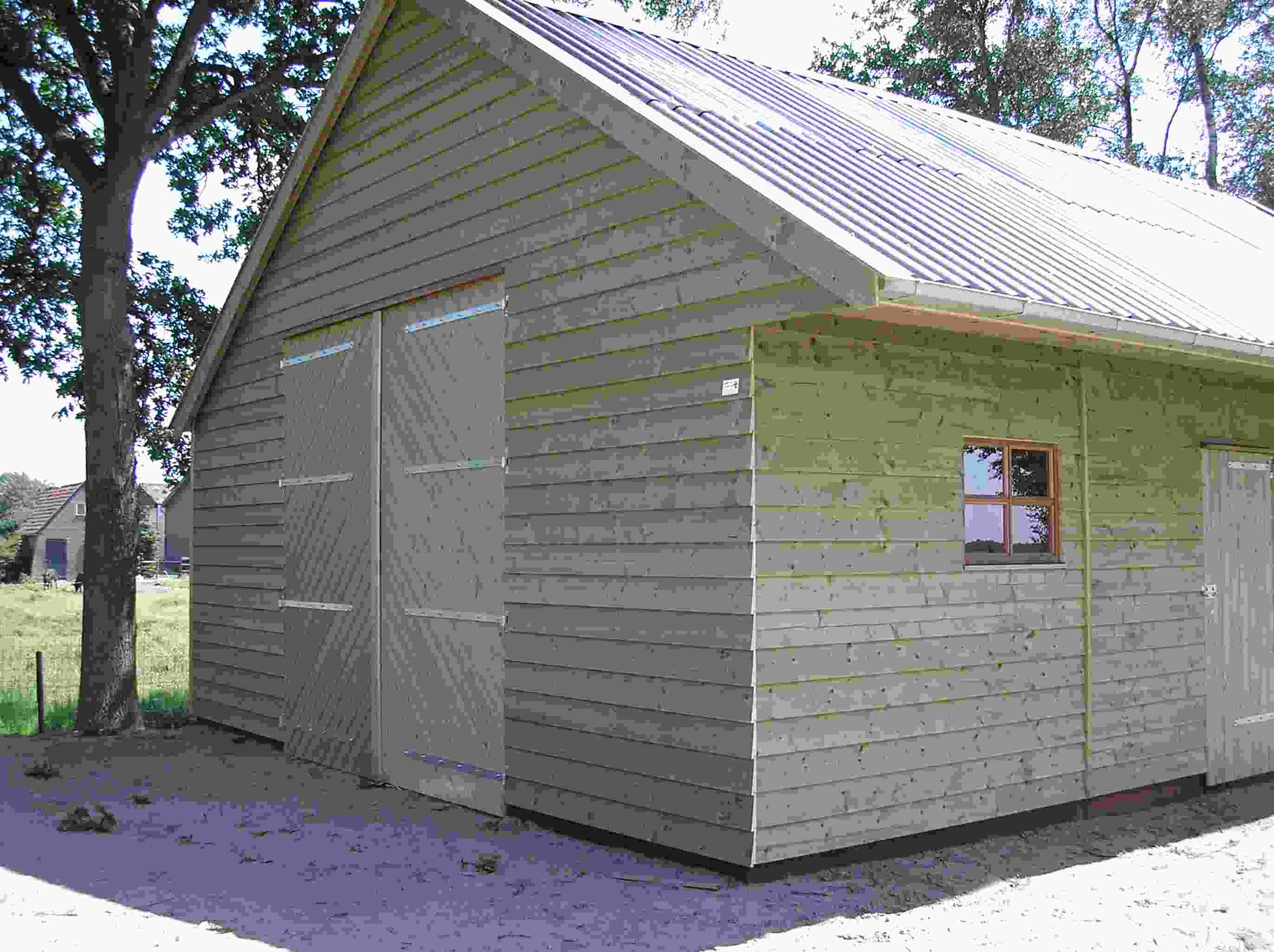 Houten Garages Duitsland Onbespeelde Houten Garage Van Vero Uit